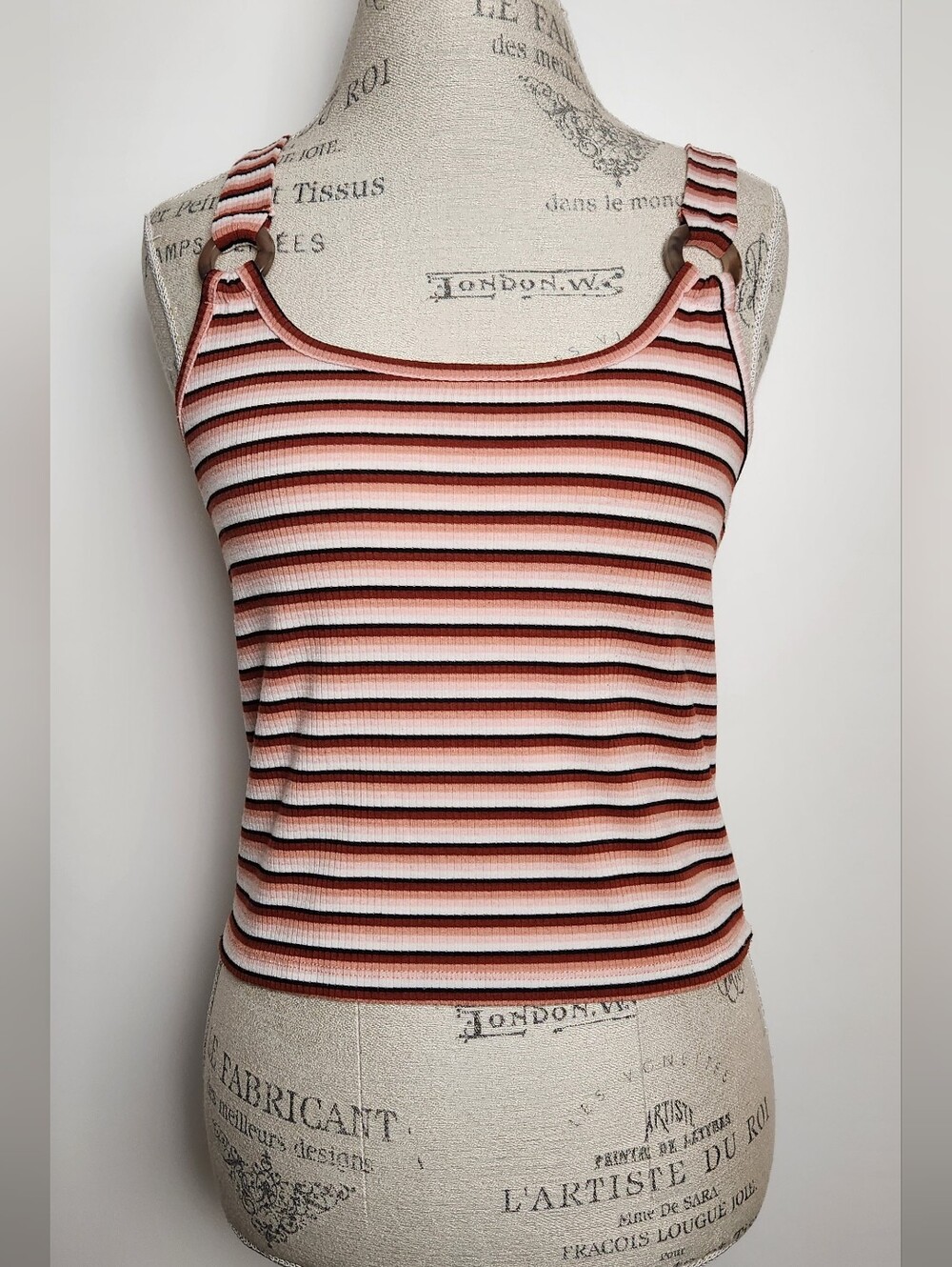 90s Stripe Crop Top